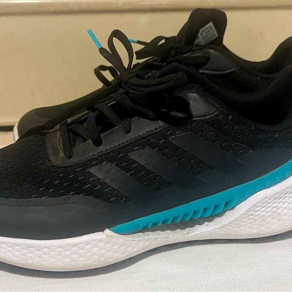 adidas Black and Teal golf Athletic Shoes